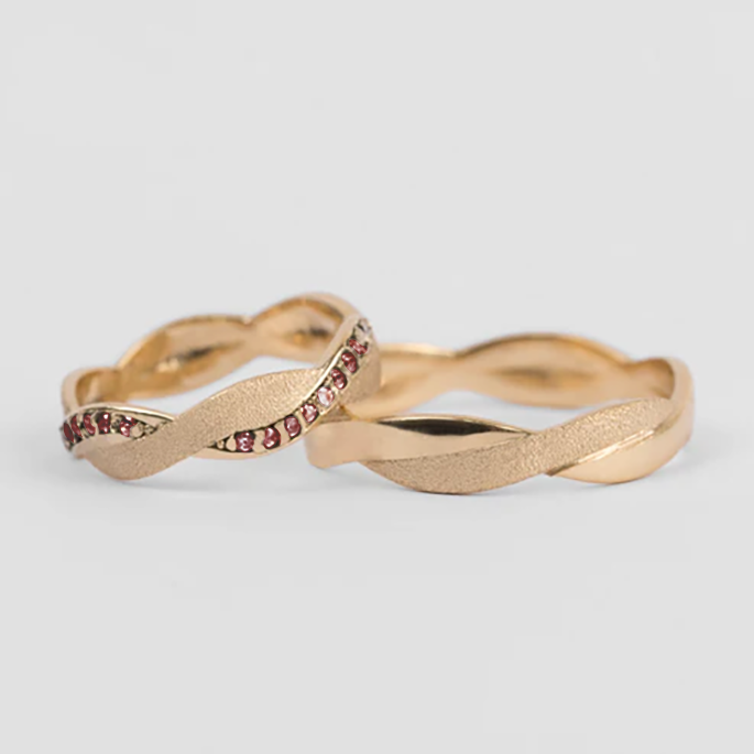 Argollas de Matrimonio Génova Oro 18k
