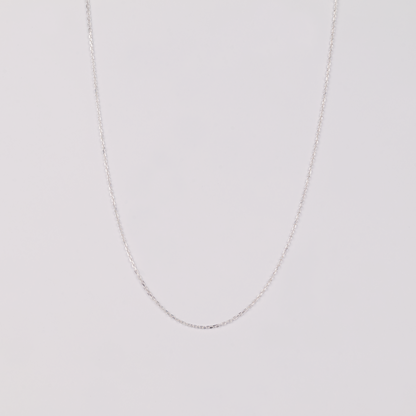 Cadena Limada Juvenil Plata Italiana 925