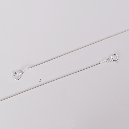 Cadena Cola De Topo Juvenil Plata Italiana 925