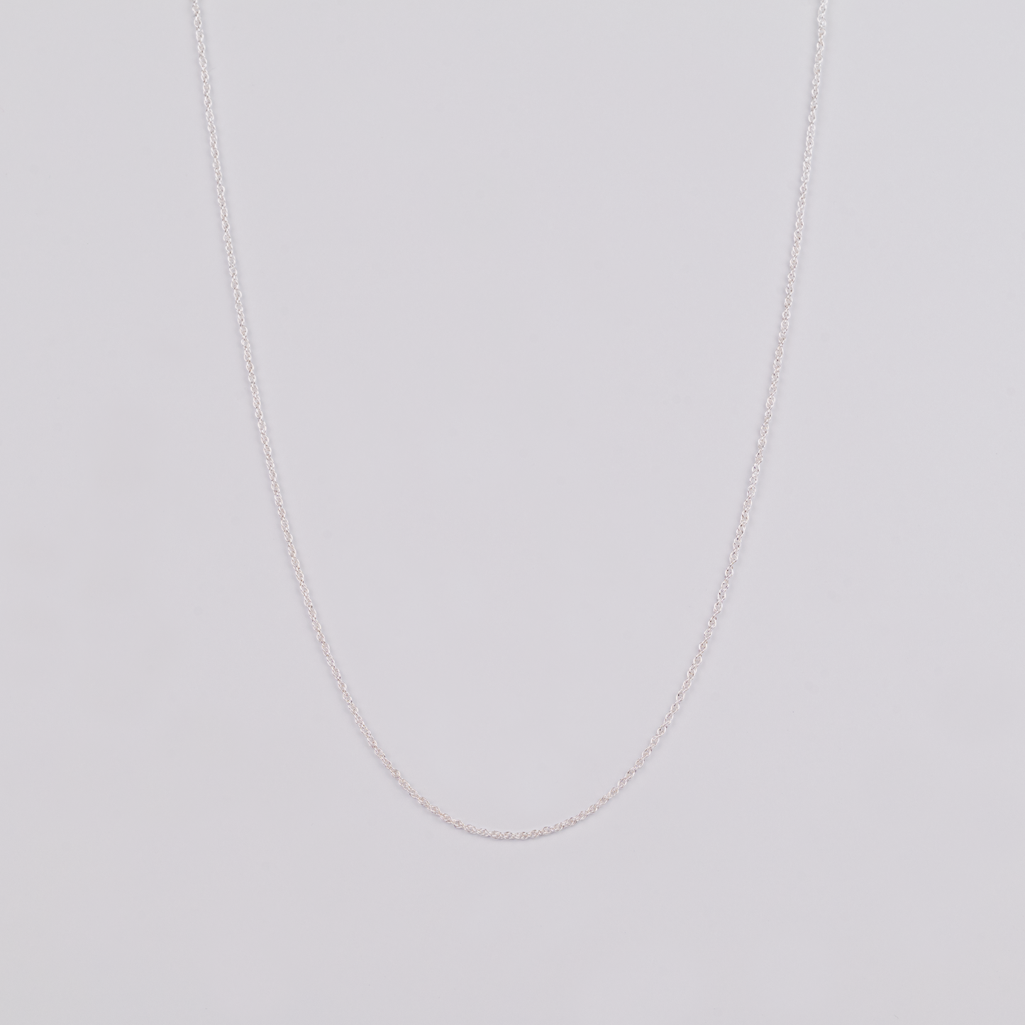 Cadena Doble Rolo Juvenil Plata Italiana 925