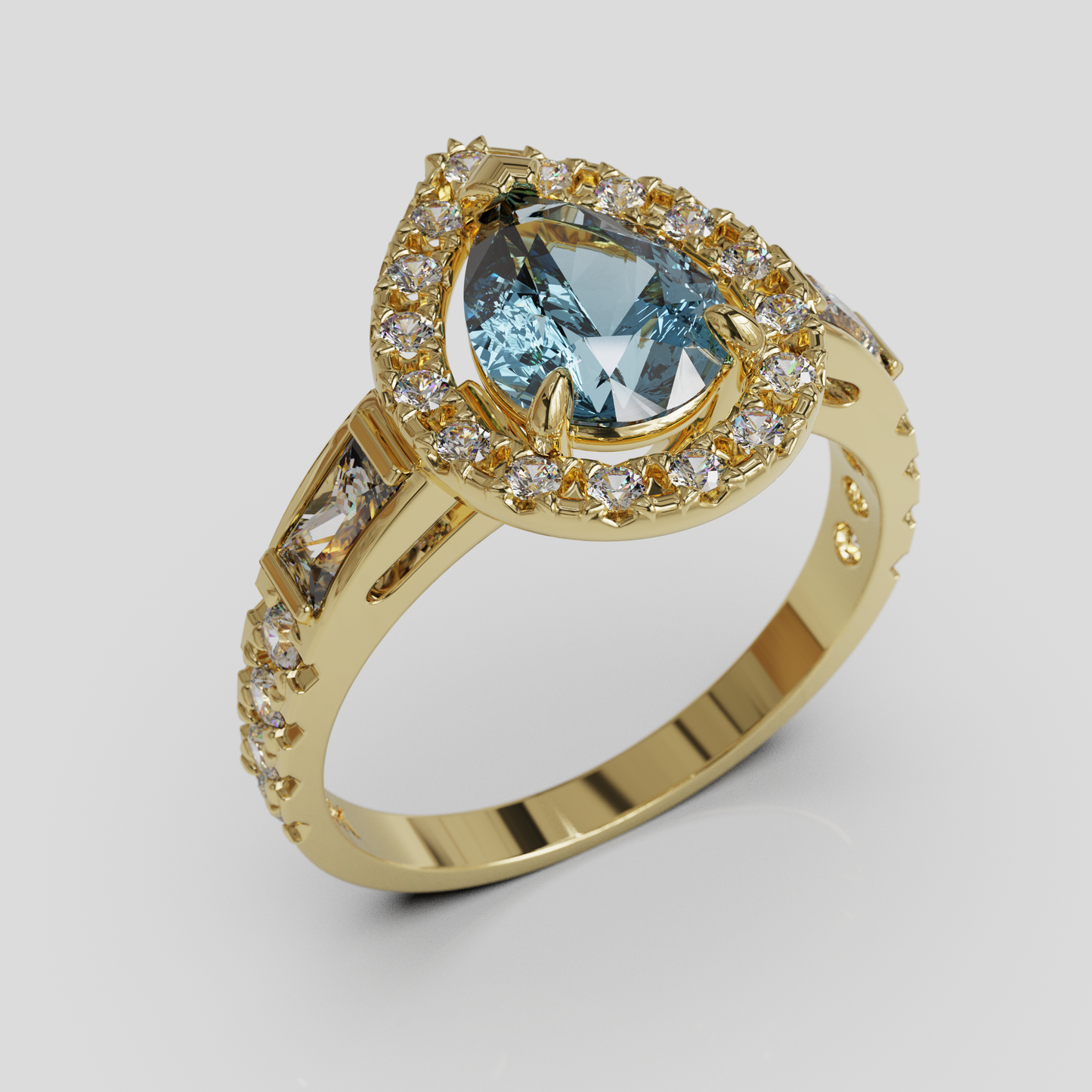 Anillo Lágrima de Reina