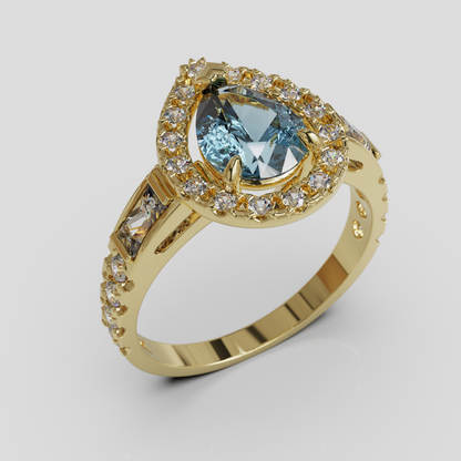 Anillo Lágrima de Reina