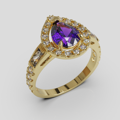 Anillo Lágrima de Reina