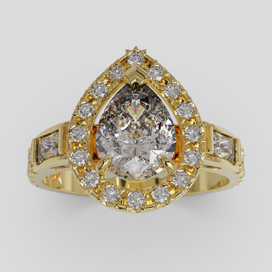 Anillo Lágrima de Reina