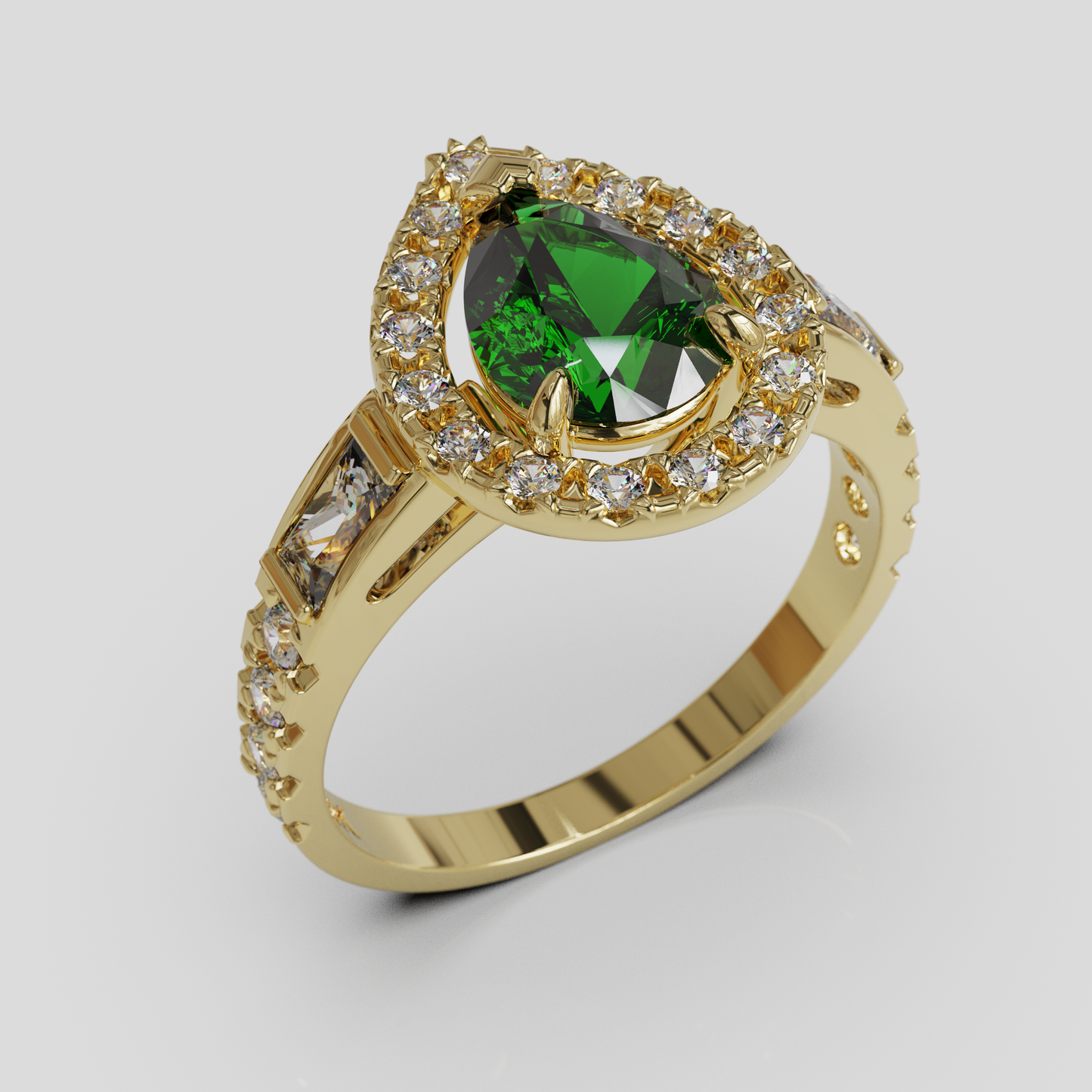 Anillo Lágrima de Reina