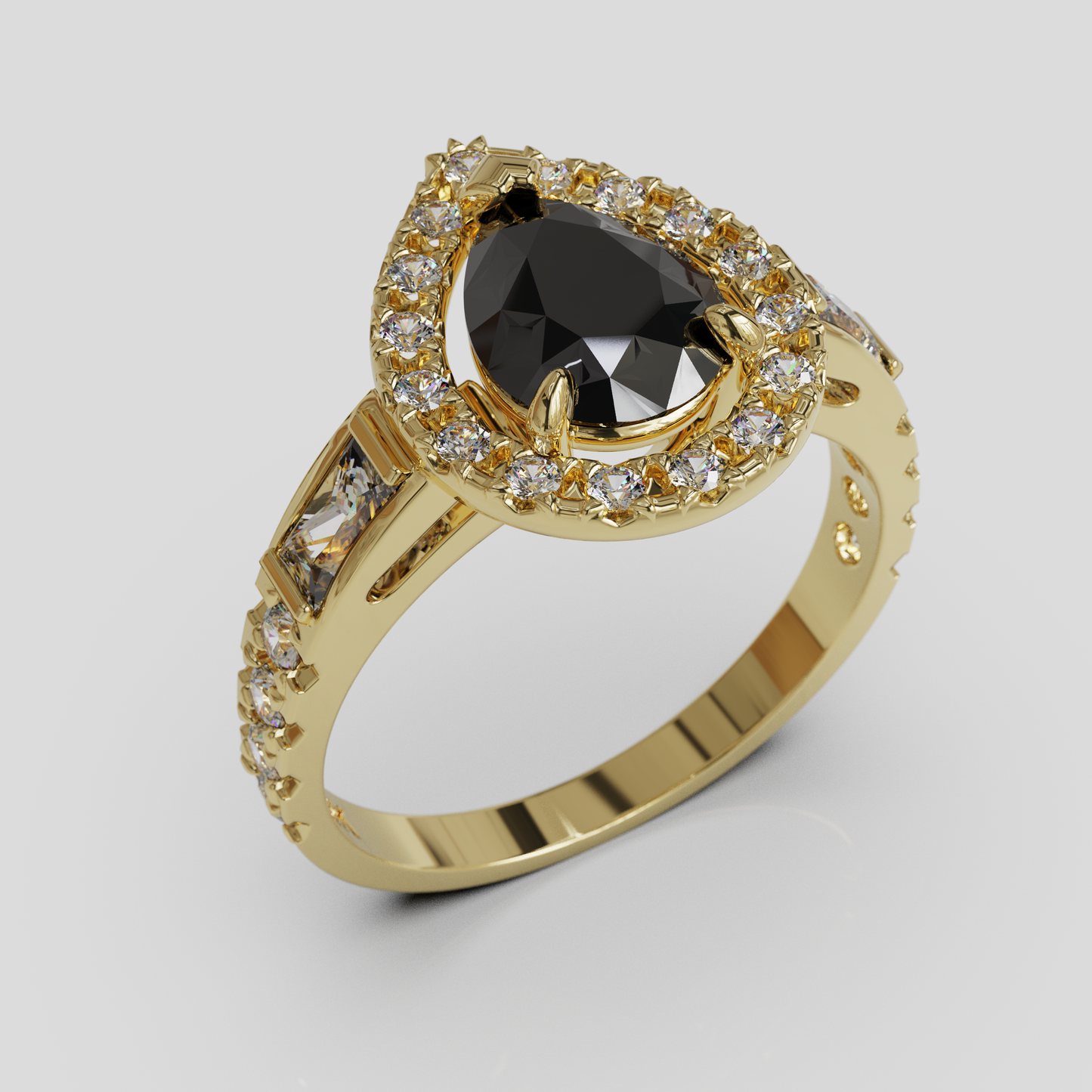 Anillo Lágrima de Reina