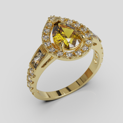 Anillo Lágrima de Reina