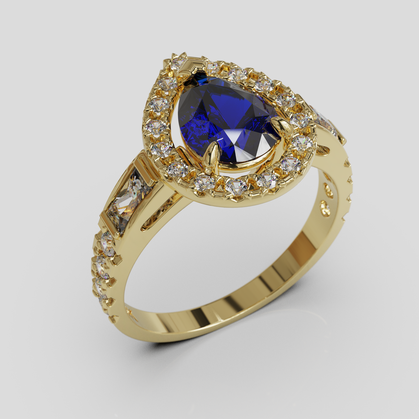 Anillo Lágrima de Reina
