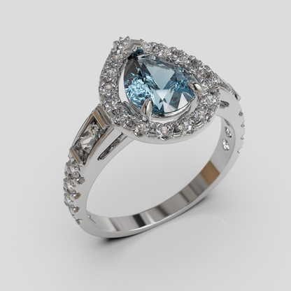 Anillo Lágrima de Reina