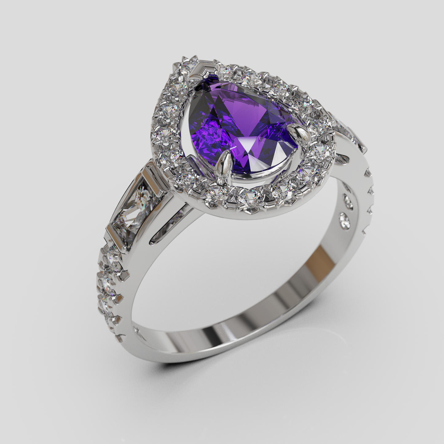 Anillo Lágrima de Reina