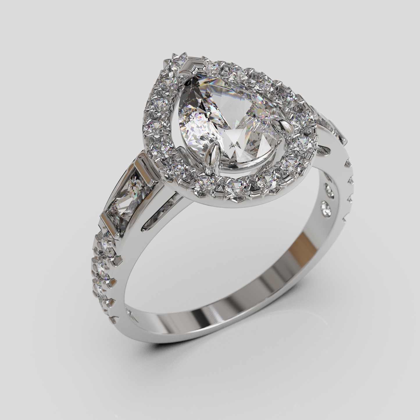 Anillo Lágrima de Reina