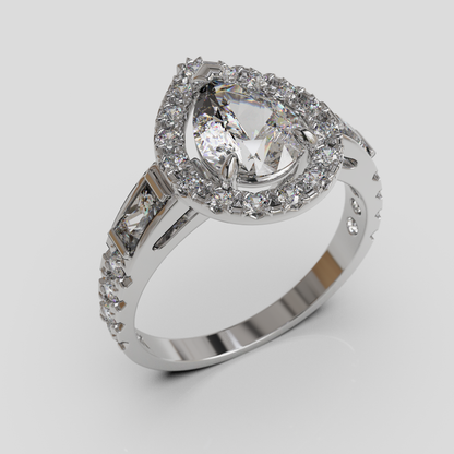 Anillo Lágrima de Reina
