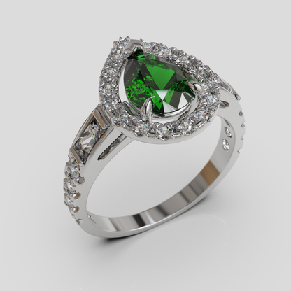 Anillo Lágrima de Reina