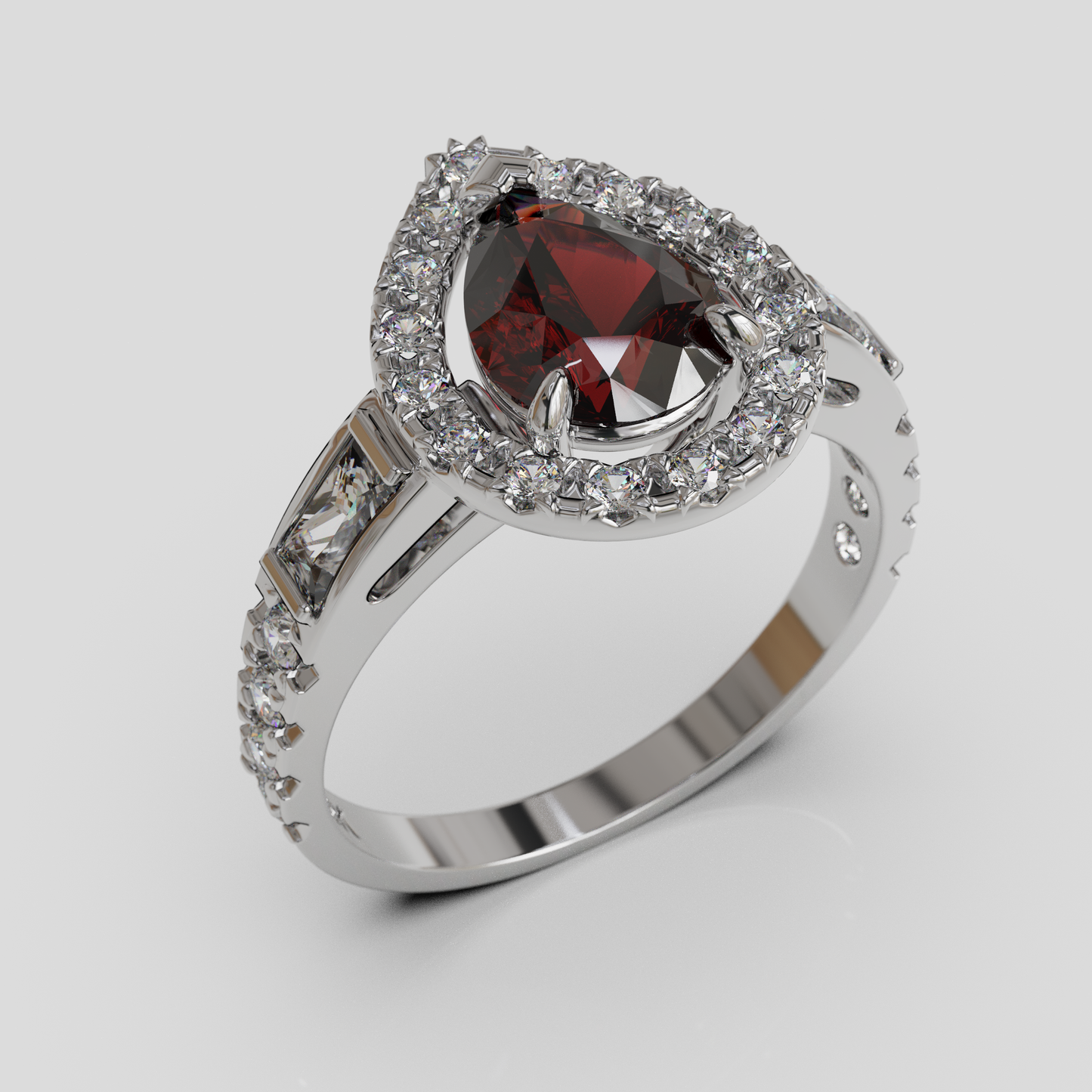 Anillo Lágrima de Reina
