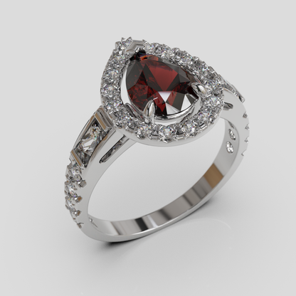 Anillo Lágrima de Reina