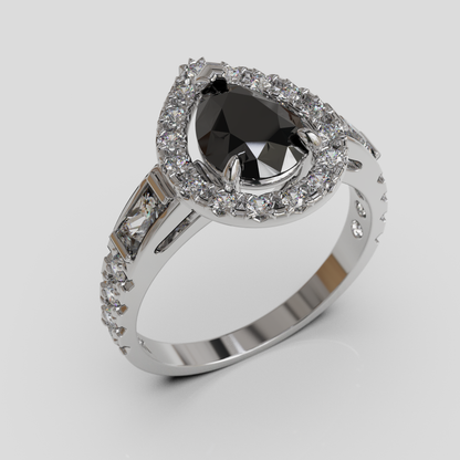 Anillo Lágrima de Reina