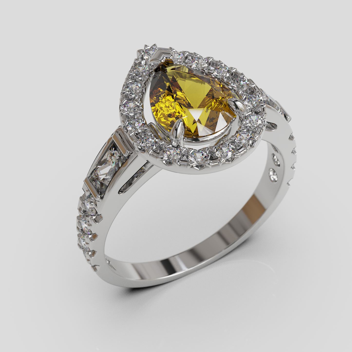 Anillo Lágrima de Reina