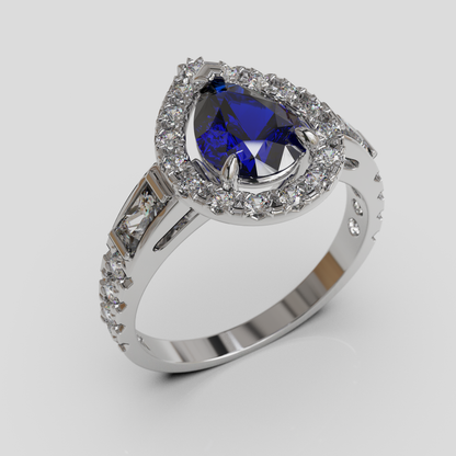 Anillo Lágrima de Reina