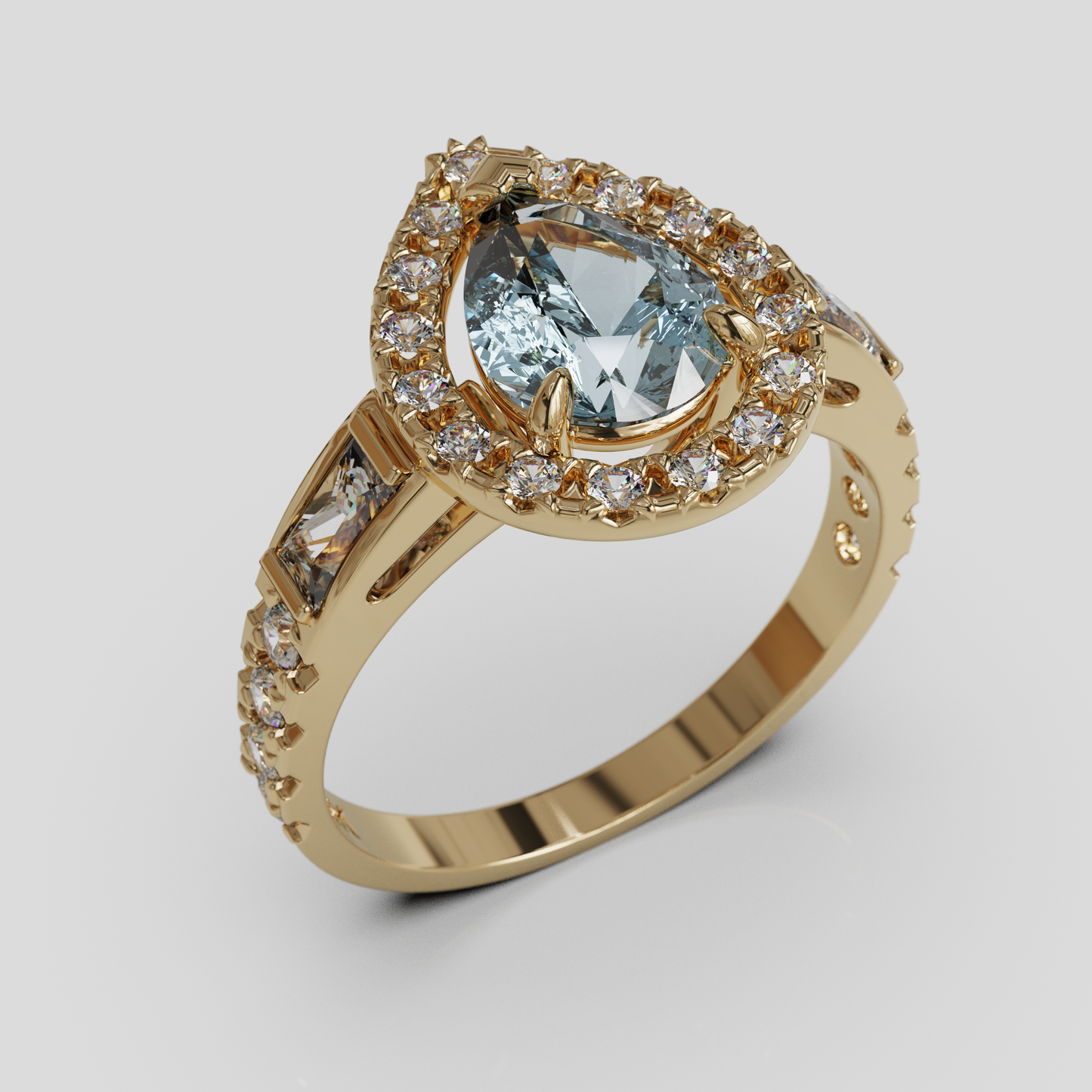 Anillo Lágrima de Reina