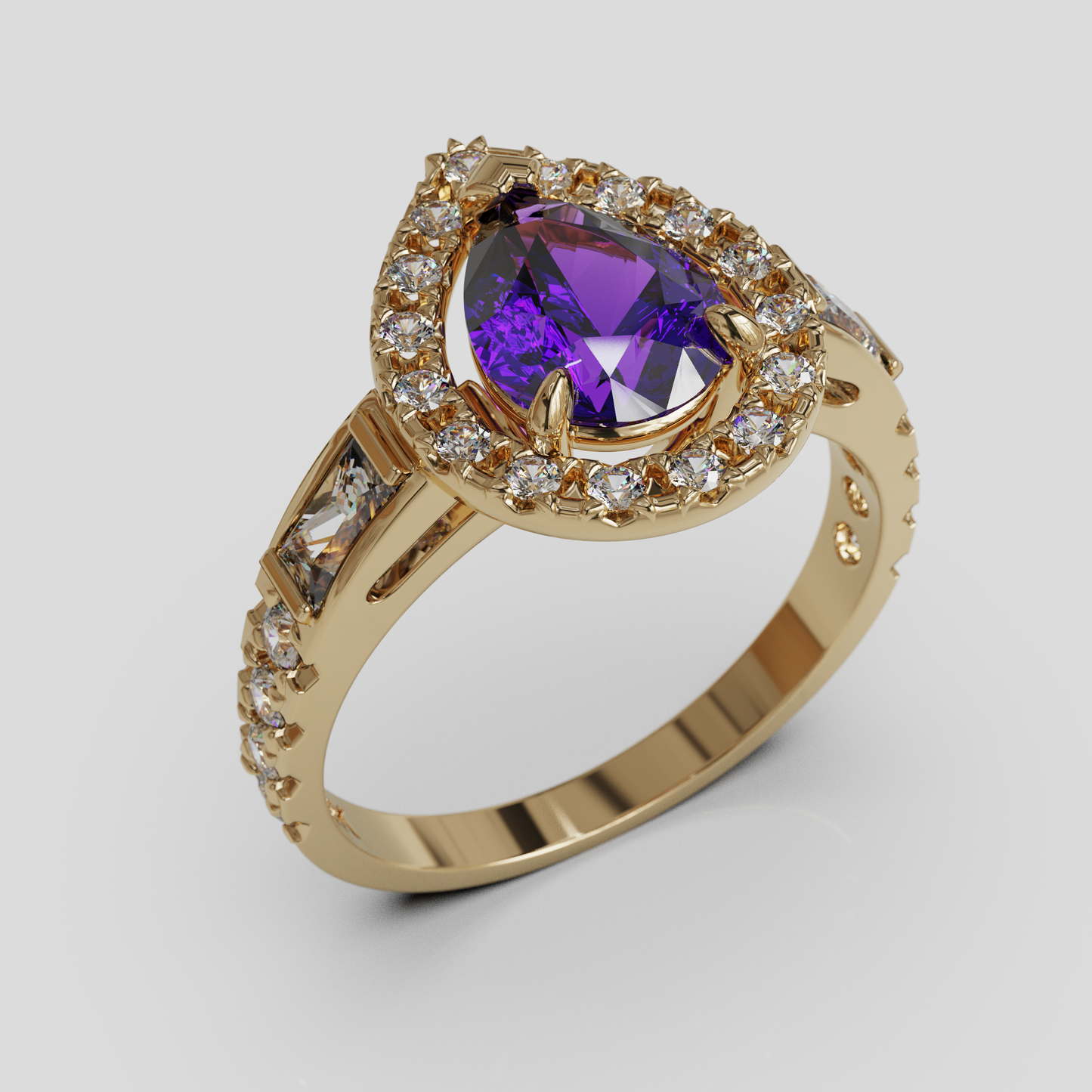 Anillo Lágrima de Reina