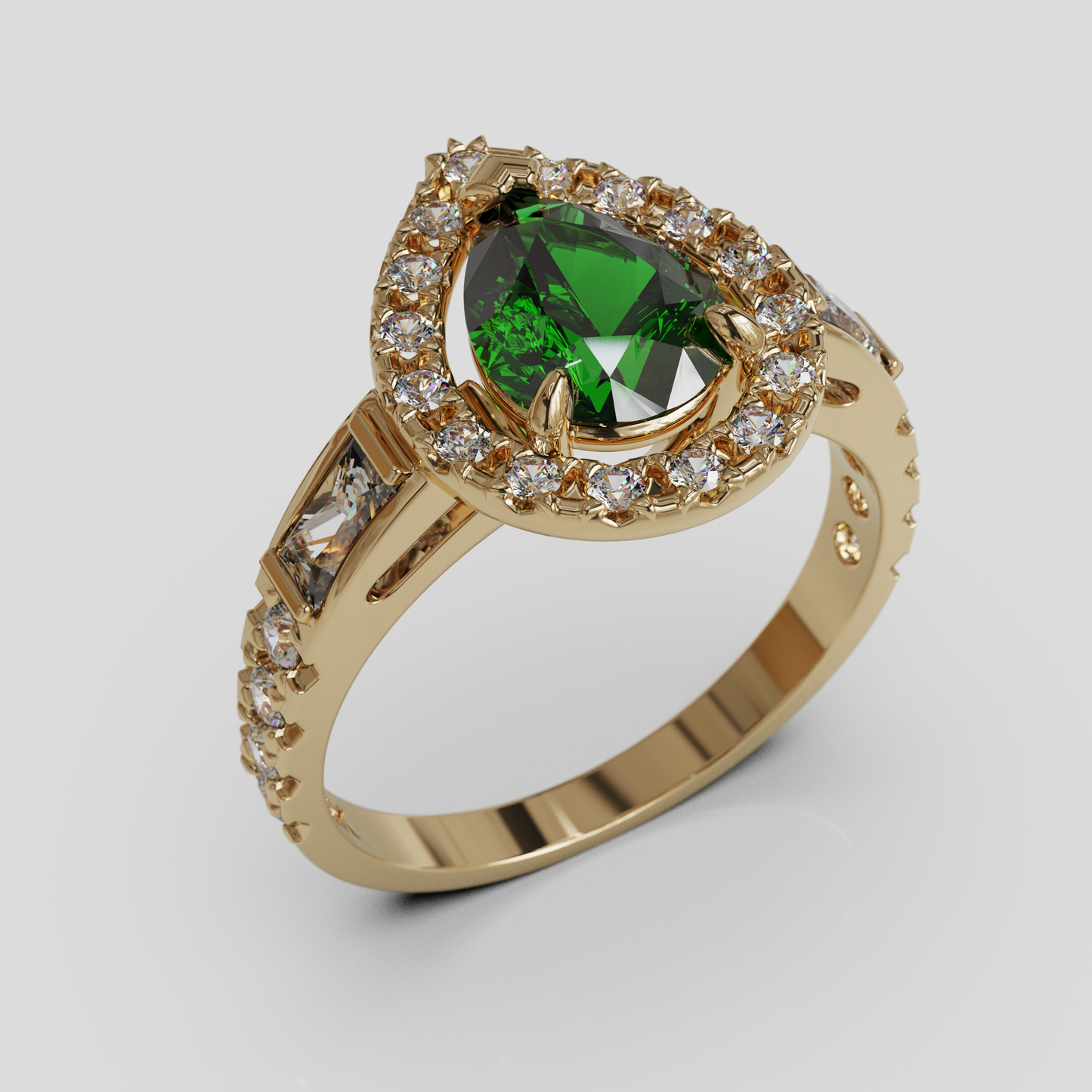 Anillo Lágrima de Reina