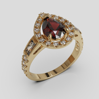 Anillo Lágrima de Reina