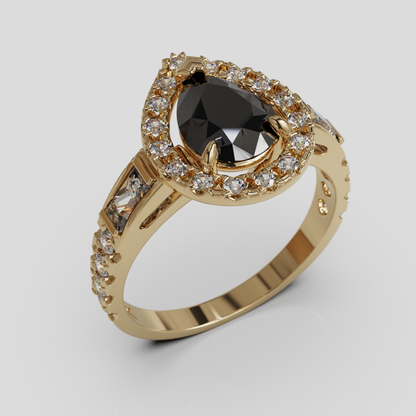 Anillo Lágrima de Reina