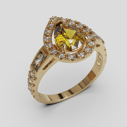 Anillo Lágrima de Reina