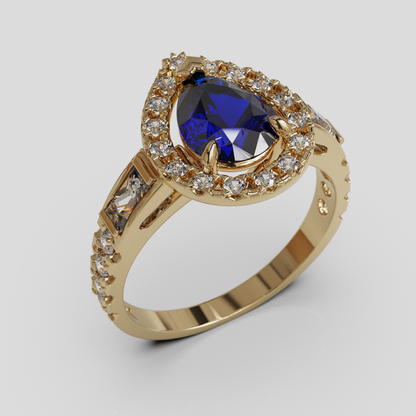 Anillo Lágrima de Reina
