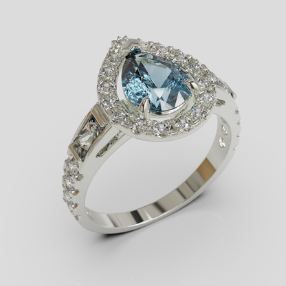 Anillo Lágrima de Reina