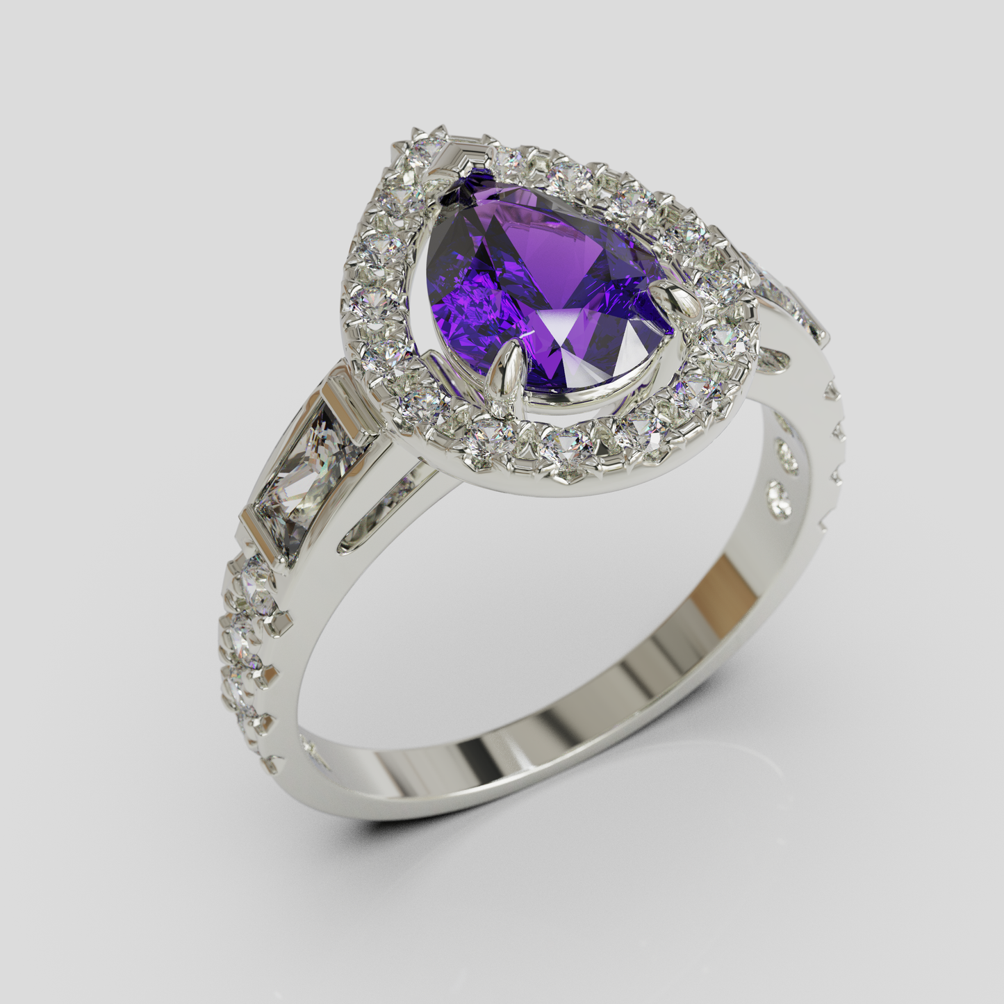 Anillo Lágrima de Reina