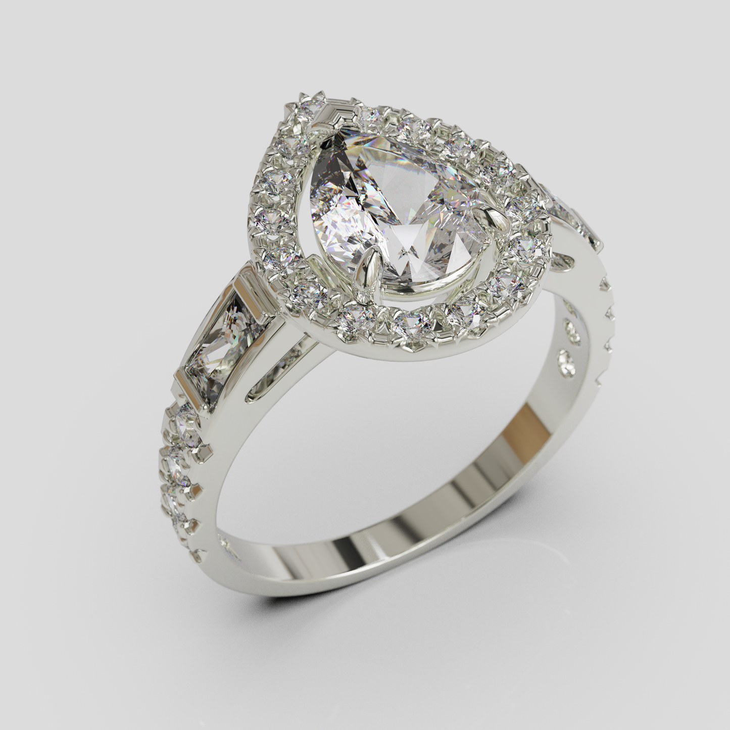 Anillo Lágrima de Reina