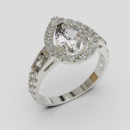 Anillo Lágrima de Reina