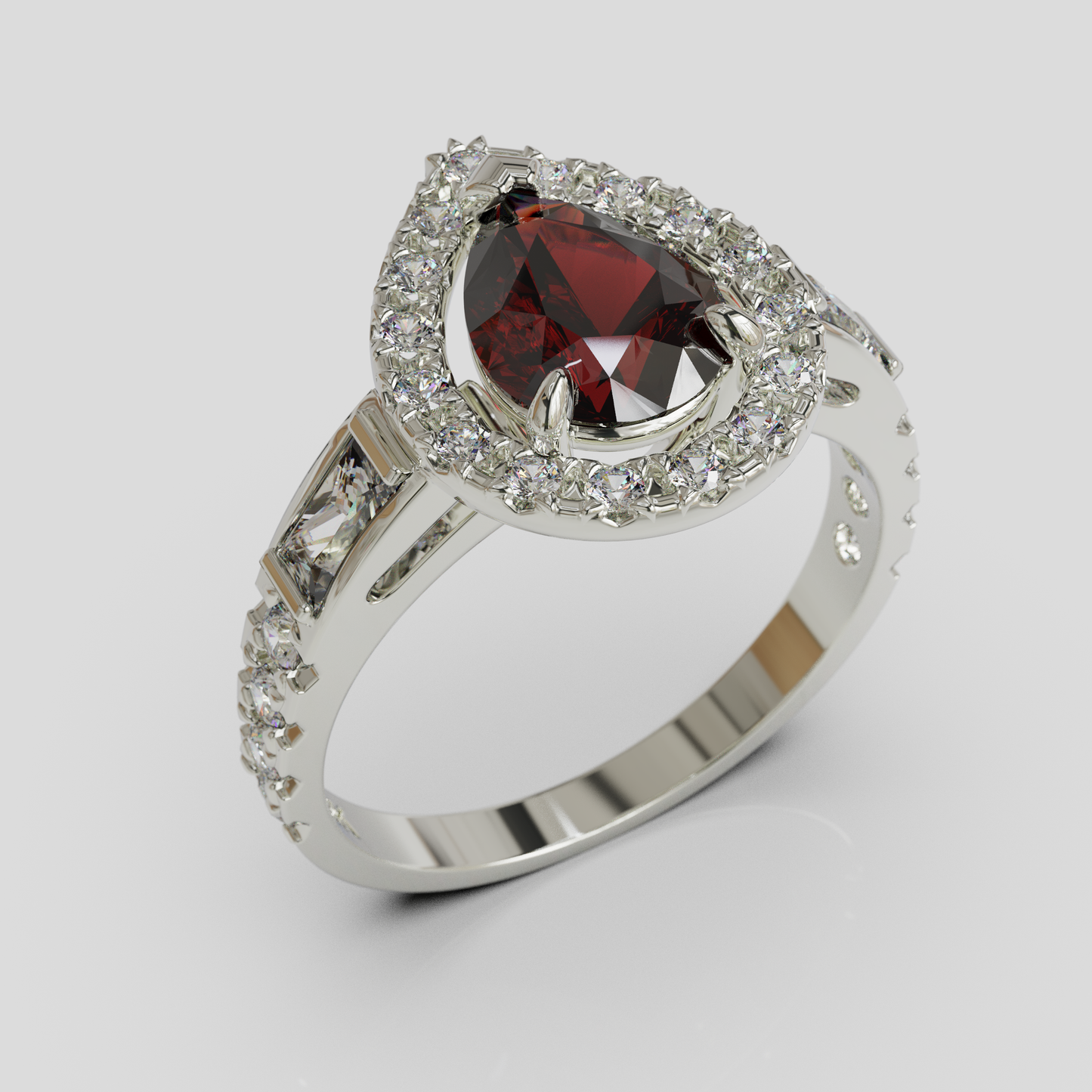 Anillo Lágrima de Reina