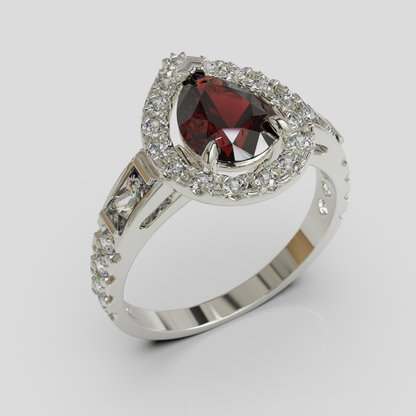 Anillo Lágrima de Reina