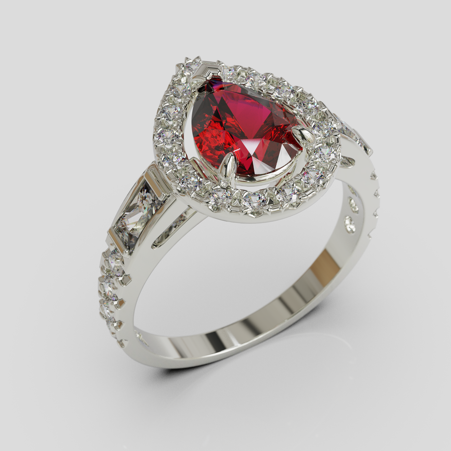 Anillo Lágrima de Reina
