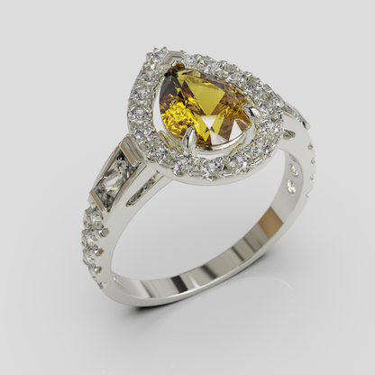Anillo Lágrima de Reina