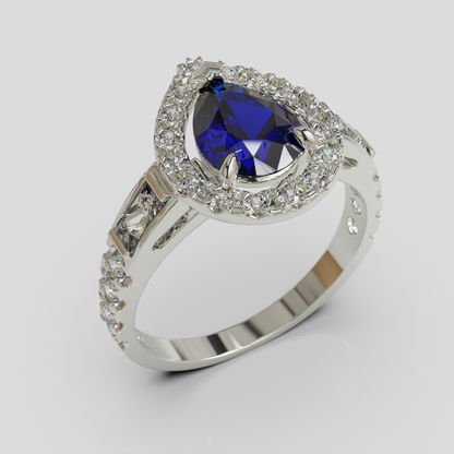 Anillo Lágrima de Reina