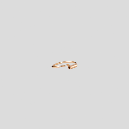 Piercing de Nariz con cierre Oro Rosado 18K