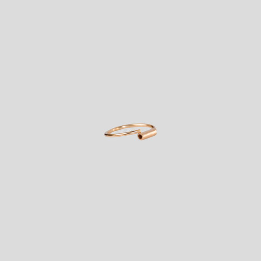 Piercing de Nariz con cierre Oro Rosado 18K