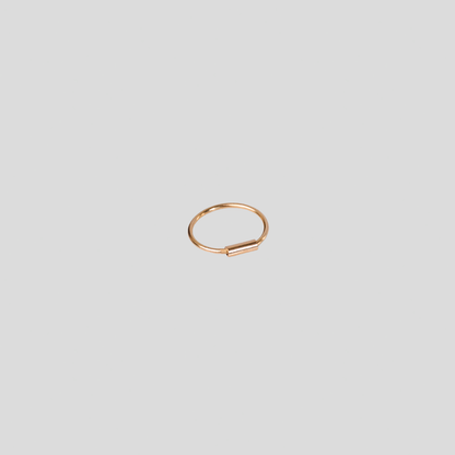 Piercing de Nariz con cierre Oro Rosado 18K