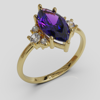 Anillo de Compromiso Marquis Kylia Oro 18K