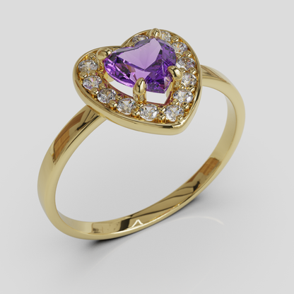 Anillo Princess Solitario