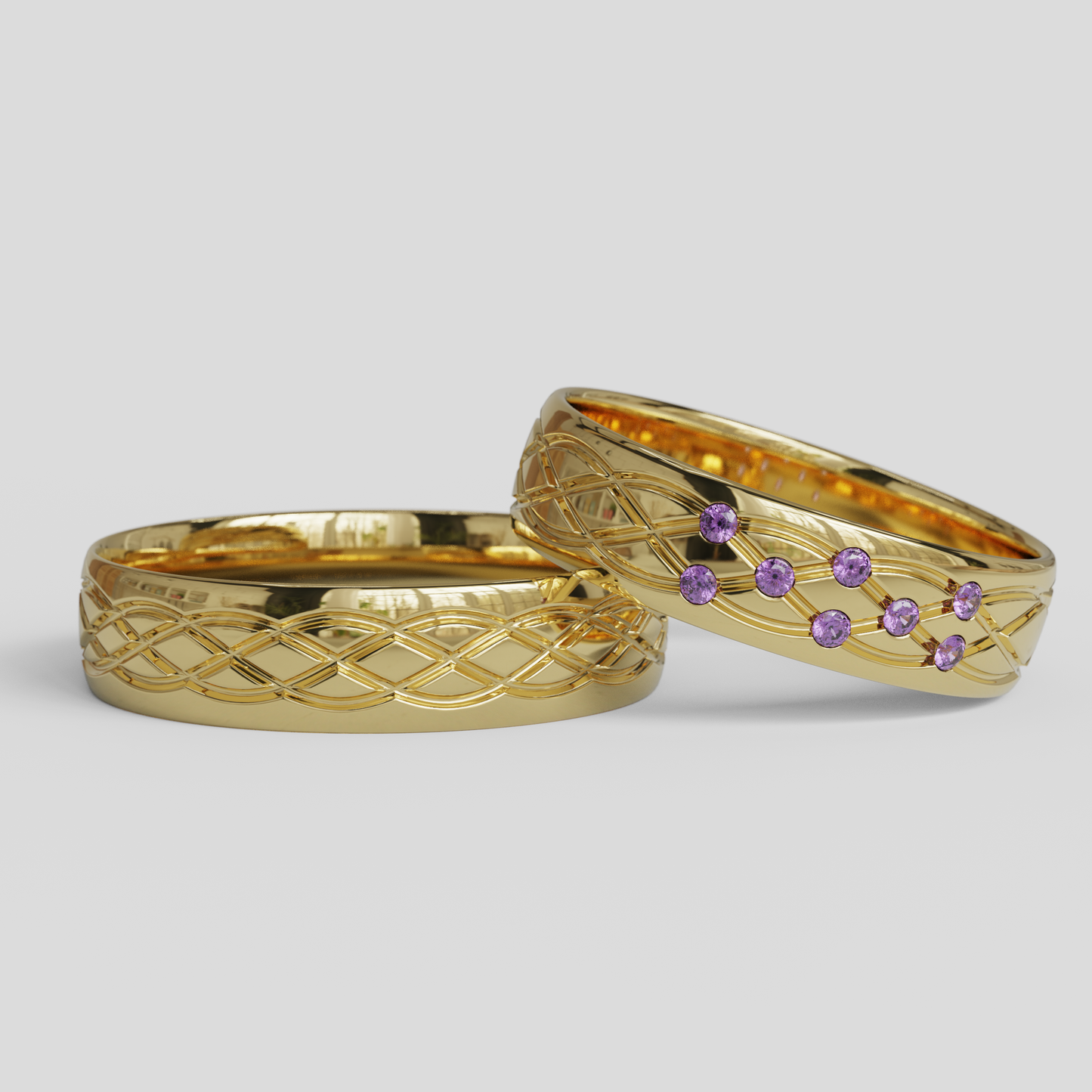 Argollas Matrimonio Ginebra Oro 18k