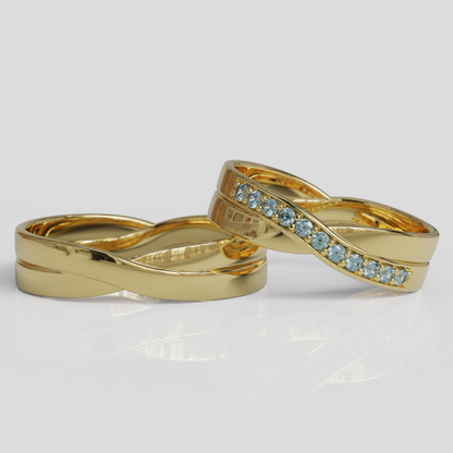 Argollas Matrimonio Vincio Oro 18k