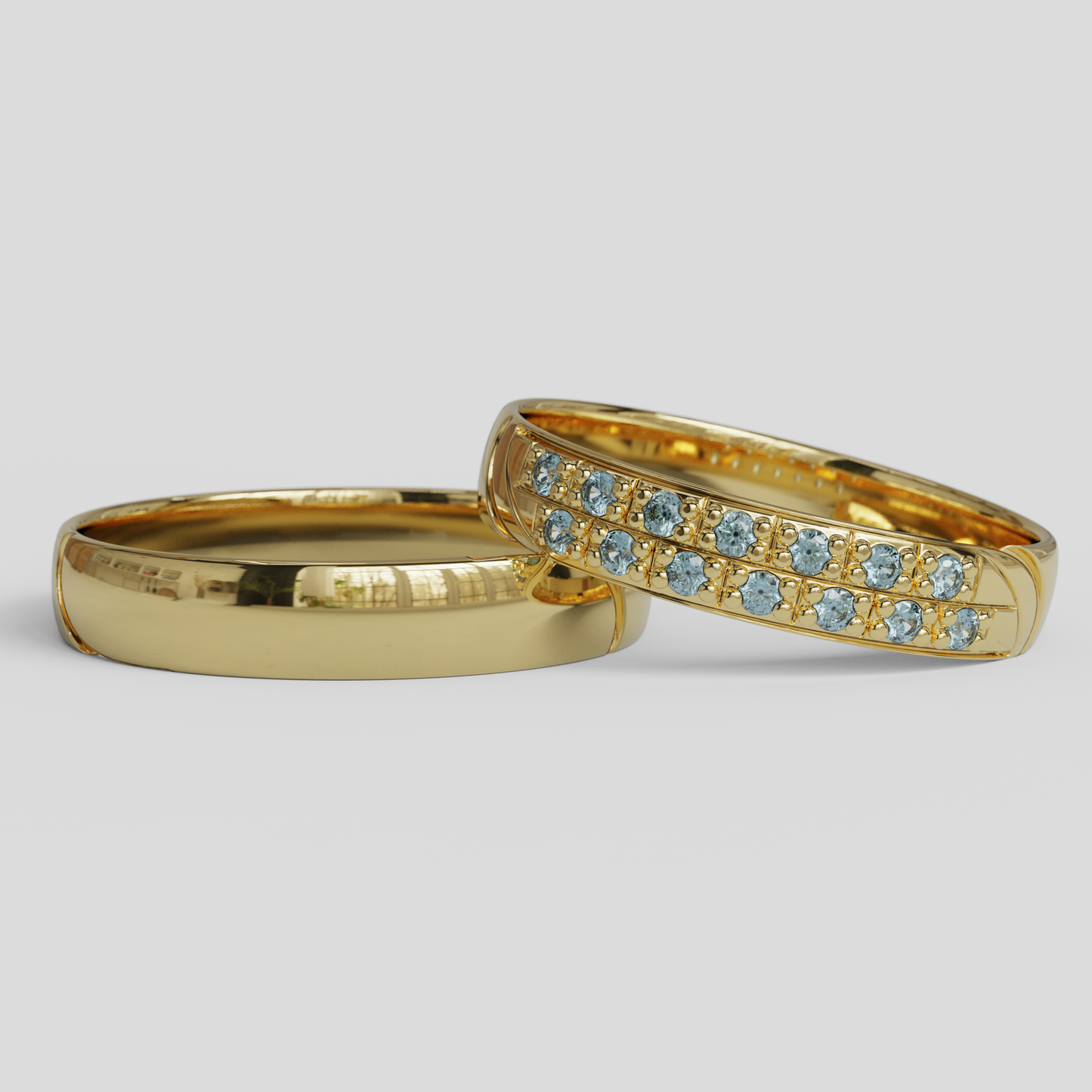 Argollas de Matrimonio Livia Oro 18k