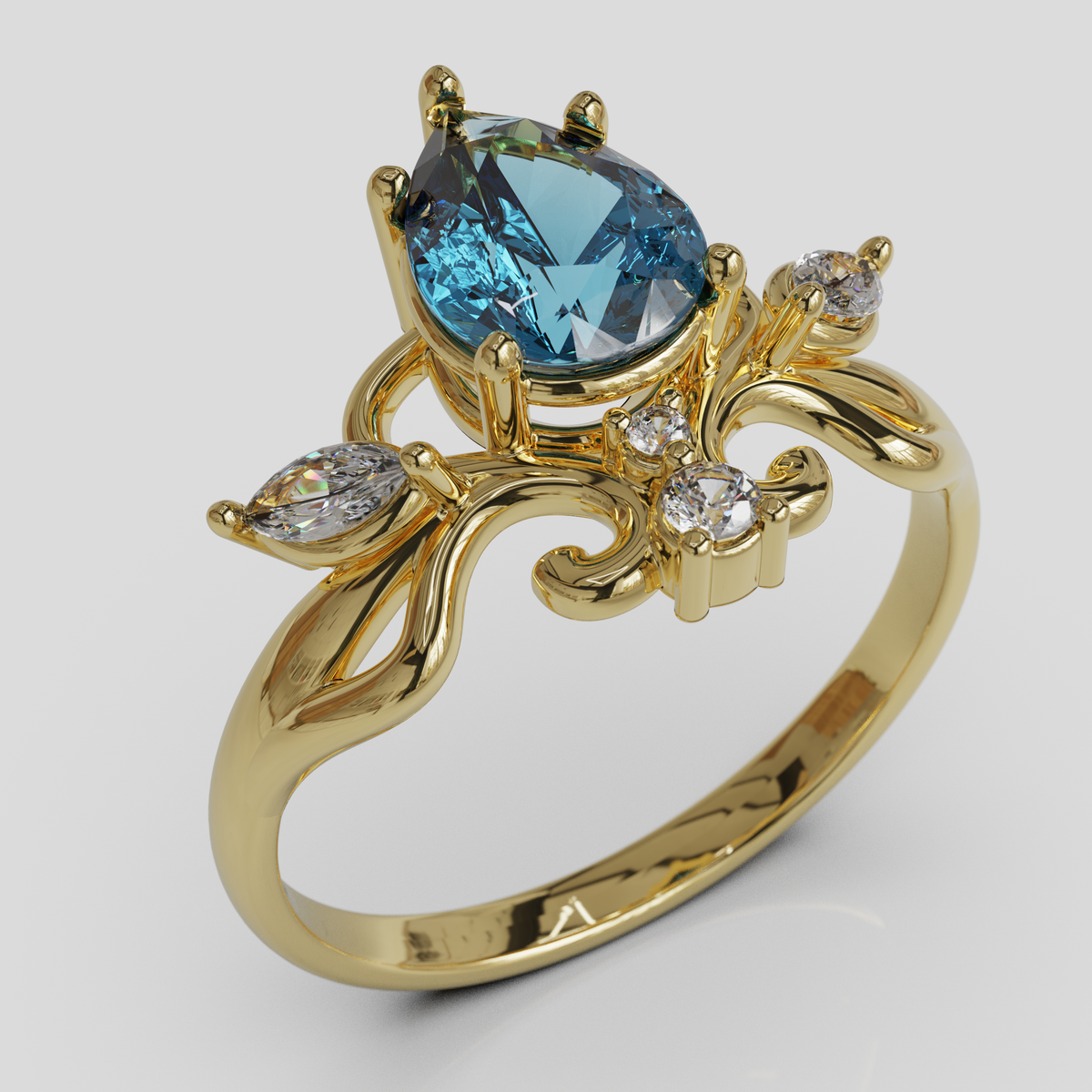 Anillo de Compromiso Ophelia Oro 18K