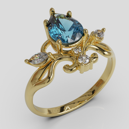Anillo de Compromiso Ophelia Oro 18K