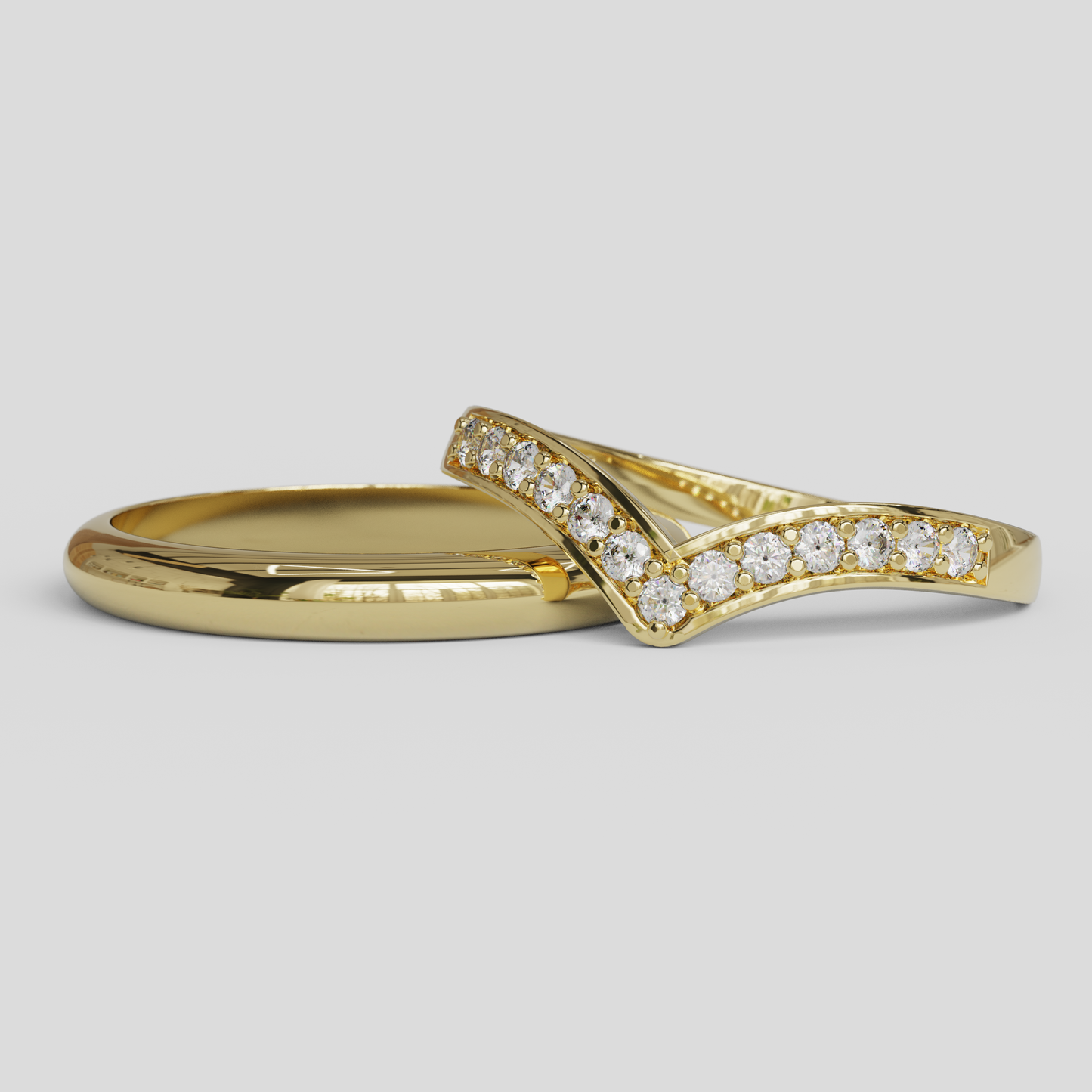 Argollas de Matrimonio Maravilla Oro 18k