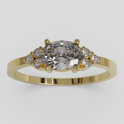 Anillo de Compromiso Kaleido Oro 18K